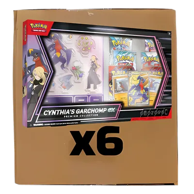 Sealed Case Cynthia's Garchomp ex Premium Collection Box