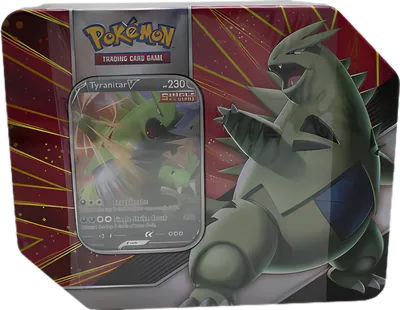 V Strikers Tyranitar V Collector Tin