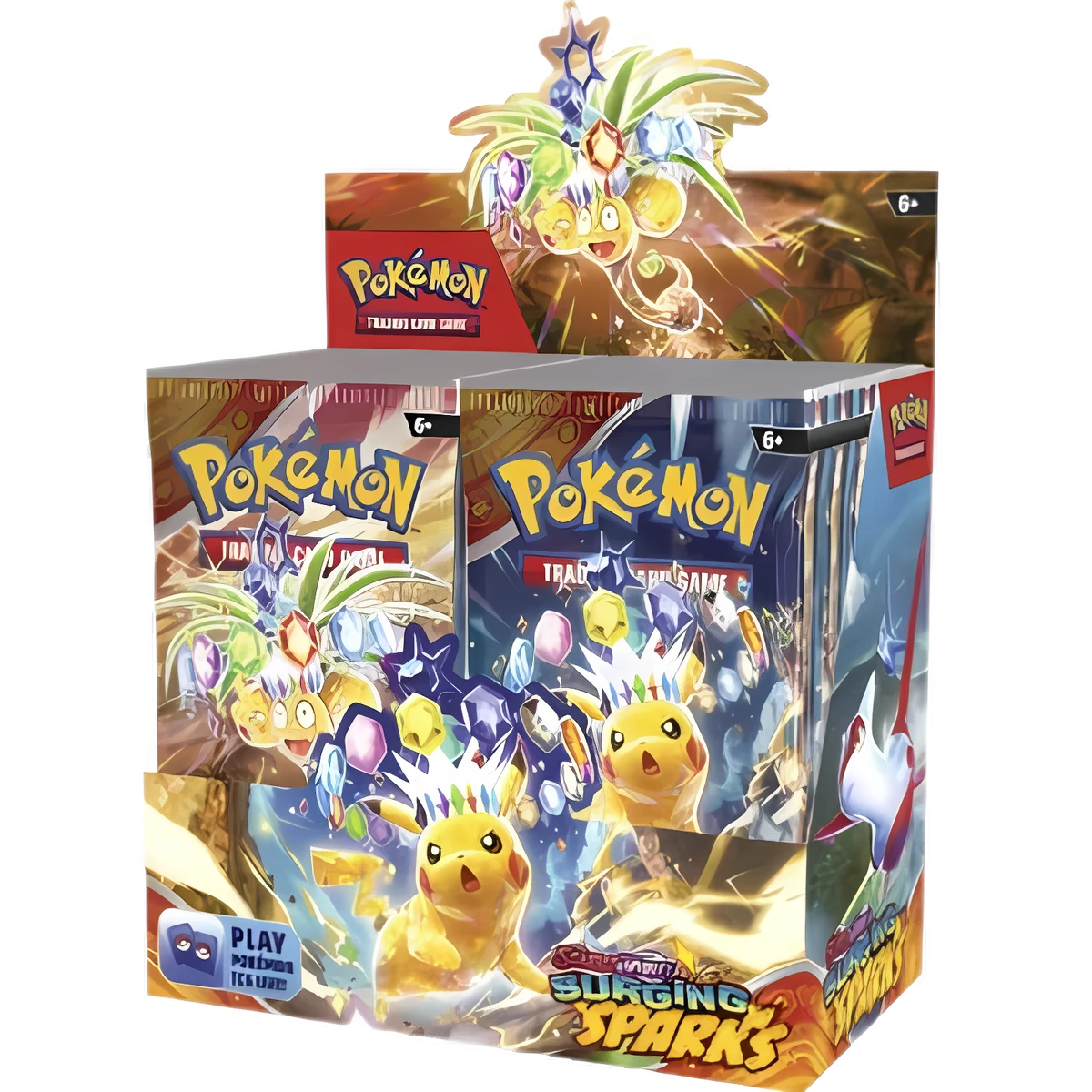 surging sparks booster box case pre order Pokemon – 763 Collectibles Includes 6 Booster BoxesTerawatts of electricity crash down from the sky in a tropical paradise booster box case surging sparks